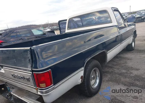 1985 Chevrolet C10 из США, поврежденный, VIN 1GCDC14H0FJ129793